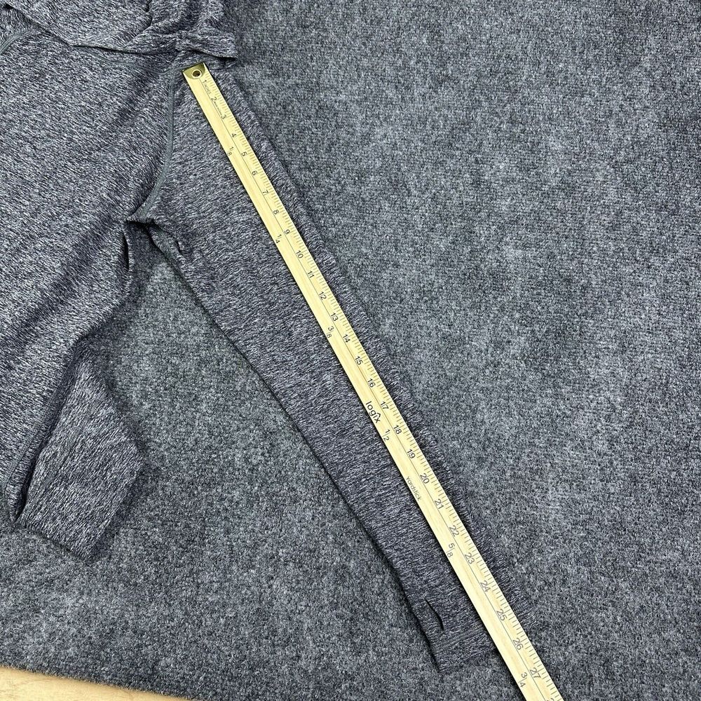 Lululemon Shirt Women 4 Heather Gray Make A Move Cowl Neck Stretch Athletic READ - Picture 7 of 11